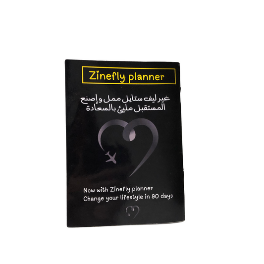 Zinefly Planner – Transform Your Life in 90 Days | Daily Planner for Balance Clarity & Success